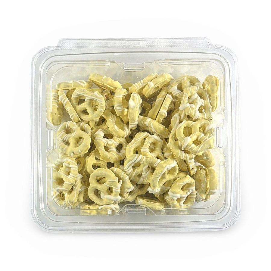 Carlotta's Bakery Yogurt Covered Pretzel Bites - Lemon & Creme - 1 lb - Specialty Snack by Carlotta's Bakery