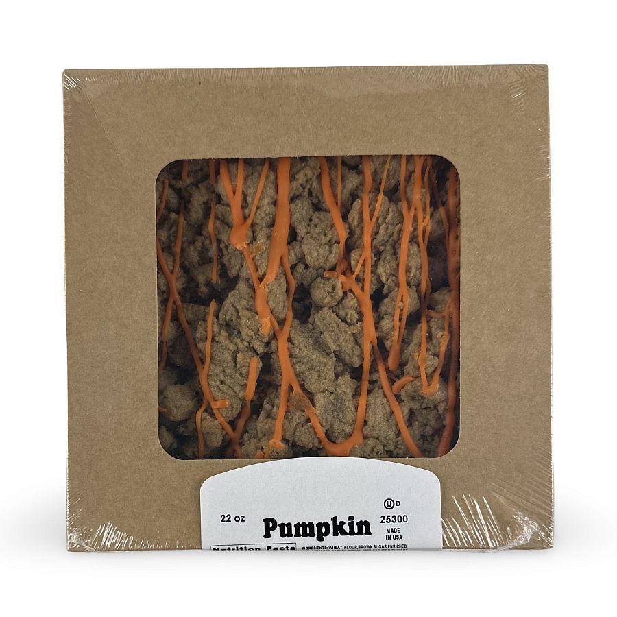 Carlotta's Bakery Authentic New York Cream Pumpkin Crumb Coffee Cakes | Thick Crumb Layer, Handcrafted Bakery-Style Dessert - Specialty Snack by Carlotta's Bakery