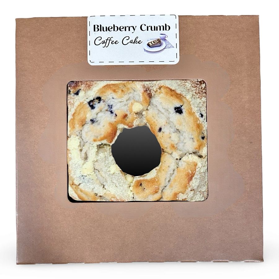 Carlotta's Bakery Round Coffee Cakes (24 Oz, Blueberry Crumb) - Specialty Snack by Carlotta's Bakery
