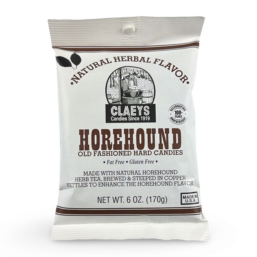Claeys Old Fashioned Nostalgic Hard Candy – 6 oz Bags, 4 Pack | Horehound - Specialty Snack by Claeys