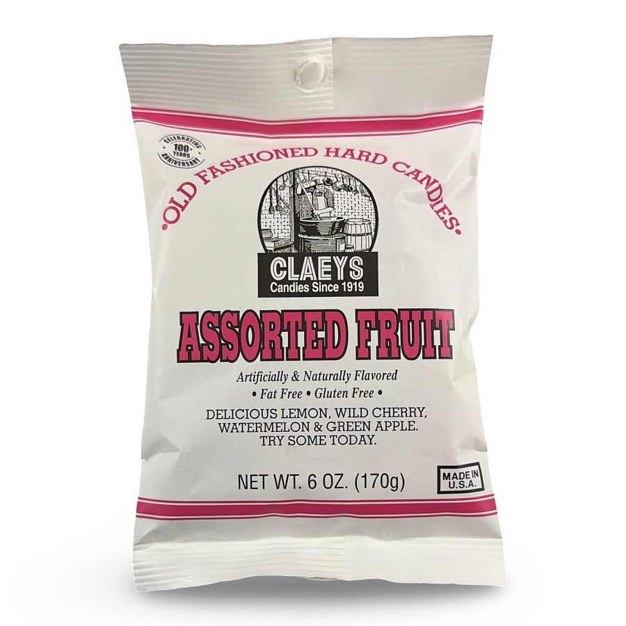 Claeys Old Fashioned Nostalgic Hard Candy – 6 oz Bags, 4 Pack | Choose Your Flavor - Specialty Snack by Claeys