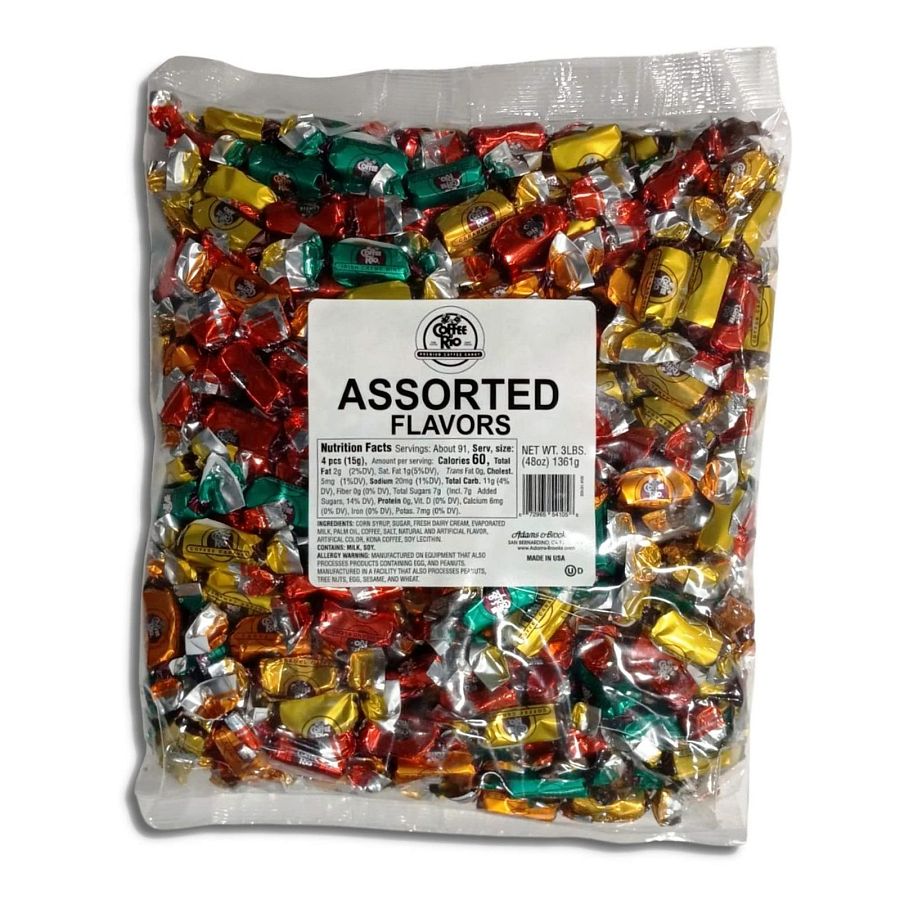 Coffee Rio Premium Coffee Hard Candy, Assorted 3 Lb. - Specialty Snack by Coffee Rioa