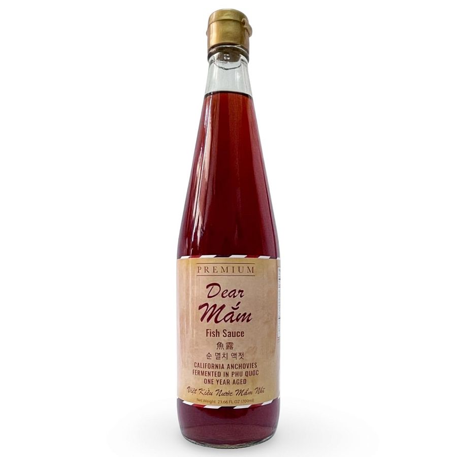 Dear Mam Fish Sauce | Premium Fish Sauce Made With Real California Anchovies | 1 year Barrel aged | Brewed in Phu Quoc Vietnam - Specialty Snack by Son Fish Sauce
