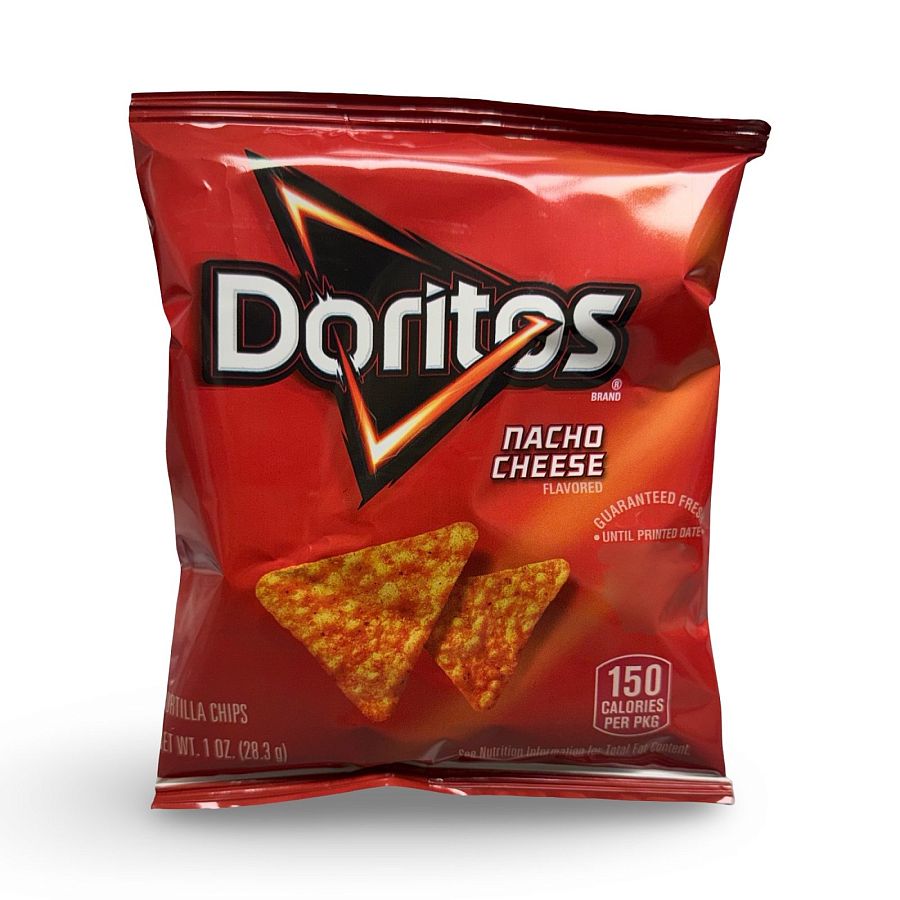 Doritos Nacho Cheese 1 Oz Bags, 12 Packs - Specialty Snack by Frito-Lay