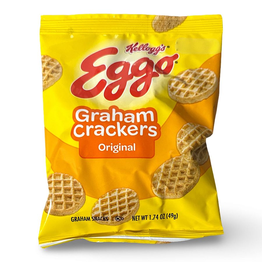 Eggo Waffle Shaped Graham Crackers, School Approved Smart Snacks, Original Flavor | 10 Bags - Specialty Snack by Little Debbie