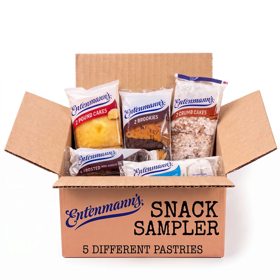 Entenmann's Snack Cake Variety Pack | Brookies, Crumb Cake, Pound Cake & Mini Donuts | 5 Favorite Bakery Treats - Specialty Snack by Entenmann's