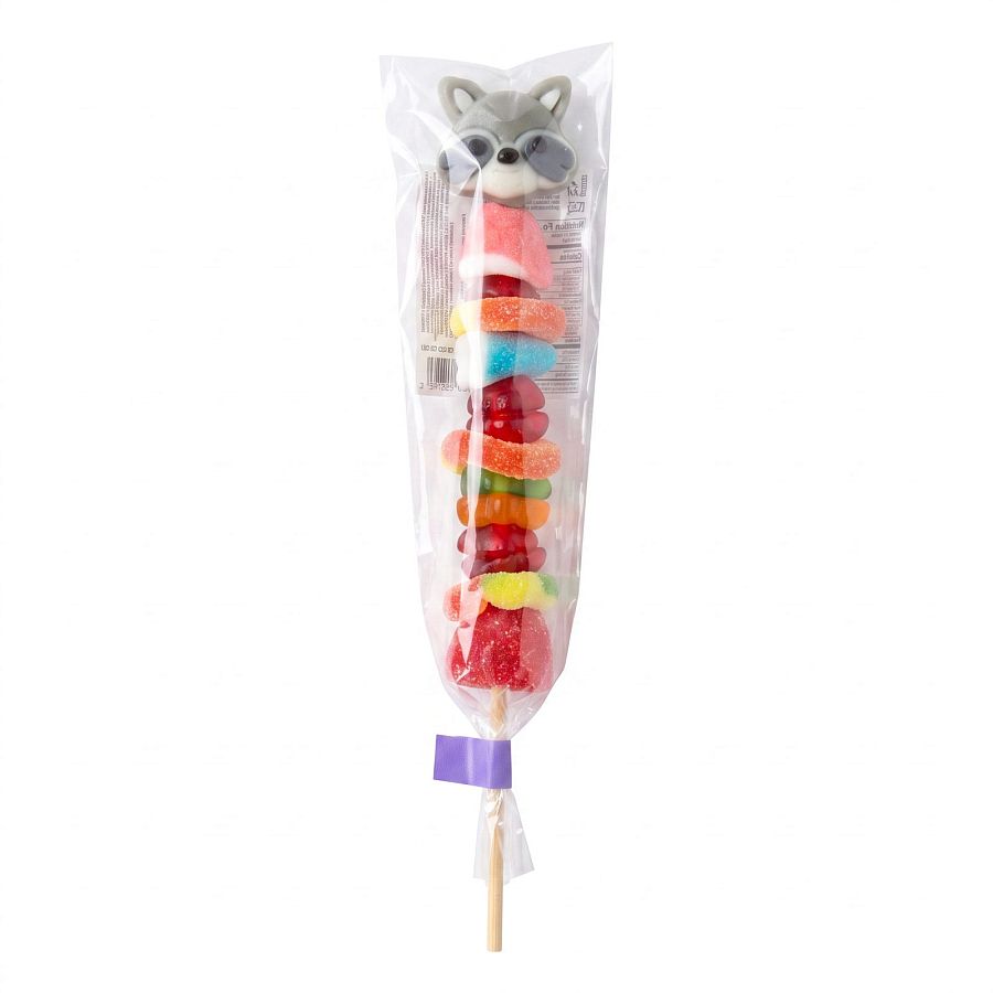 Forever Sweet Candy Kabobs, Gourmet Gummy Candy Skewers | Racoon - Specialty Snack by Forever Sweet