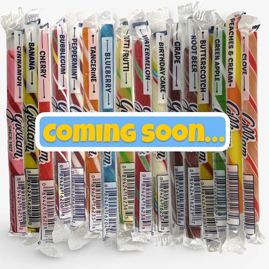 Gilliam Nostalgic Candy Sticks – Classic Retro Sweet Treats | Spearmint Flavor, 20 Count - Specialty Snack by Gilliam