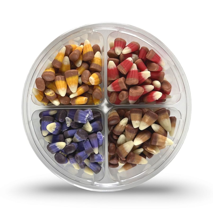 Gourmet Small Batch Candy Corn | 4 Flavor Pack:  Original, Raspberry Lemonade, S'mores, Caramel Apple - Specialty Snack by Tribeca Curations