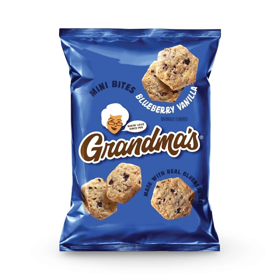 Grandma's Blueberry Vanilla Mini Bites, 1 Oz, 20 Pack - Specialty Snack by Frito-Lay