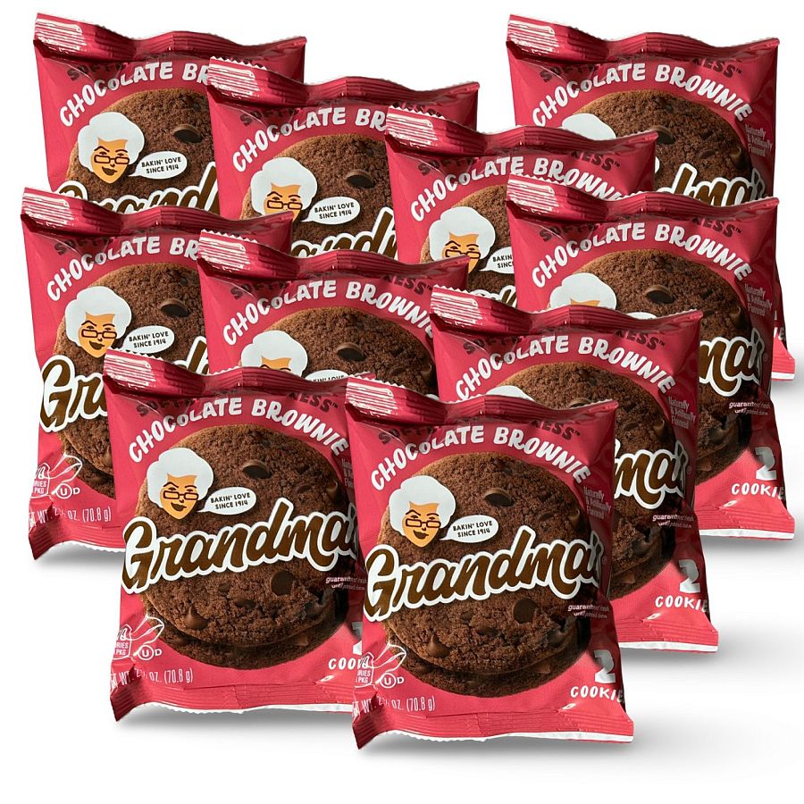 Grandma's Cookies 10 Pack, Brownie Chocolate Chip - Specialty Snack by Grandma's Cookies