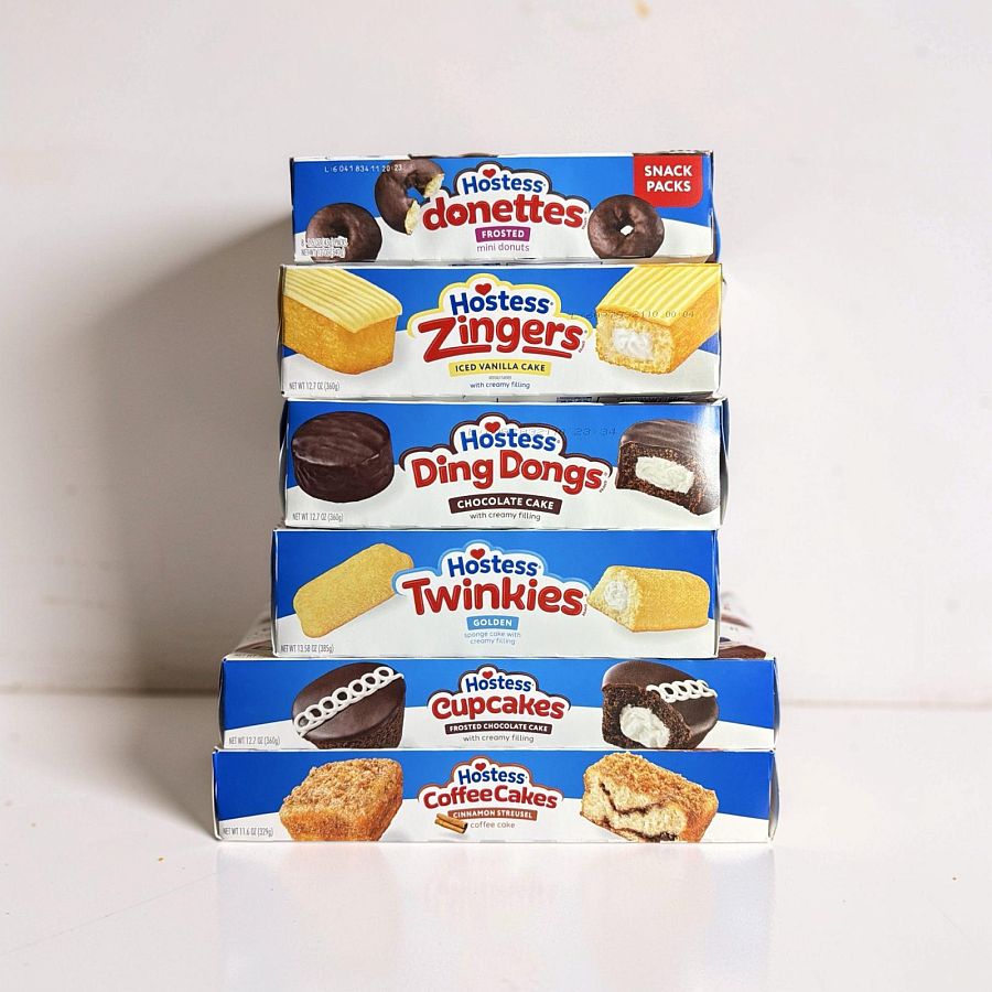 Hostess Snack Cake Lovers Variety Pack 54 Count, Twinkies, Cupcakes, Ding Dongs, Zingers, Donettes, Coffee Cakes - Specialty Snack by Hostess