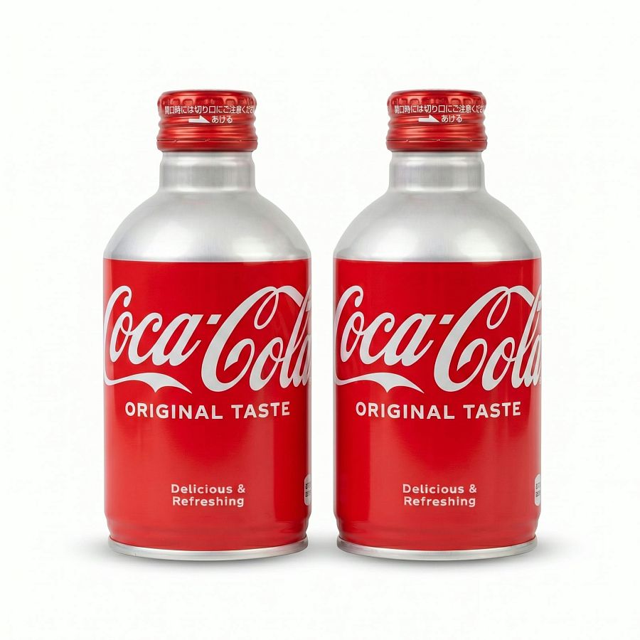 Imported Asian Soda & Drinks 2 Pack | Japanese & Taiwanese Beverages | Coca Cola 300mL - Specialty Snack by Coca-Cola