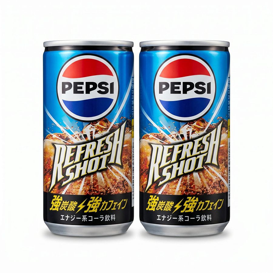 Imported Asian Soda & Drinks 2 Pack | Japanese & Taiwanese Beverages | Pepsi Refresh Shot - Specialty Snack by Tribeca Curations