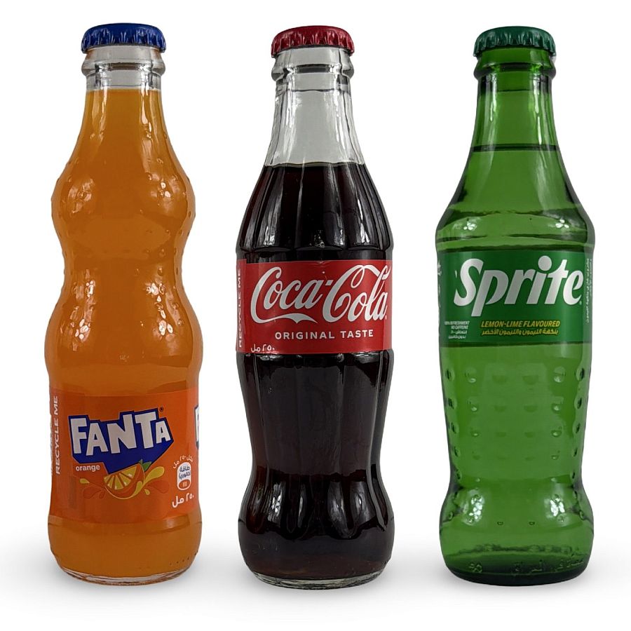 Imported Middle Eastern Sodas, 3 Glass Bottles | New Flavor 01 - Specialty Snack by TRIBECA CURATIONS