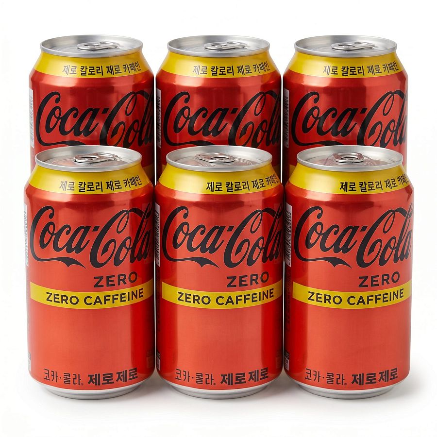 Imported Zero Sugar Sodas & Drinks 6 Pack | Coke Zero, Zero Caffeine - Specialty Snack by Fanta