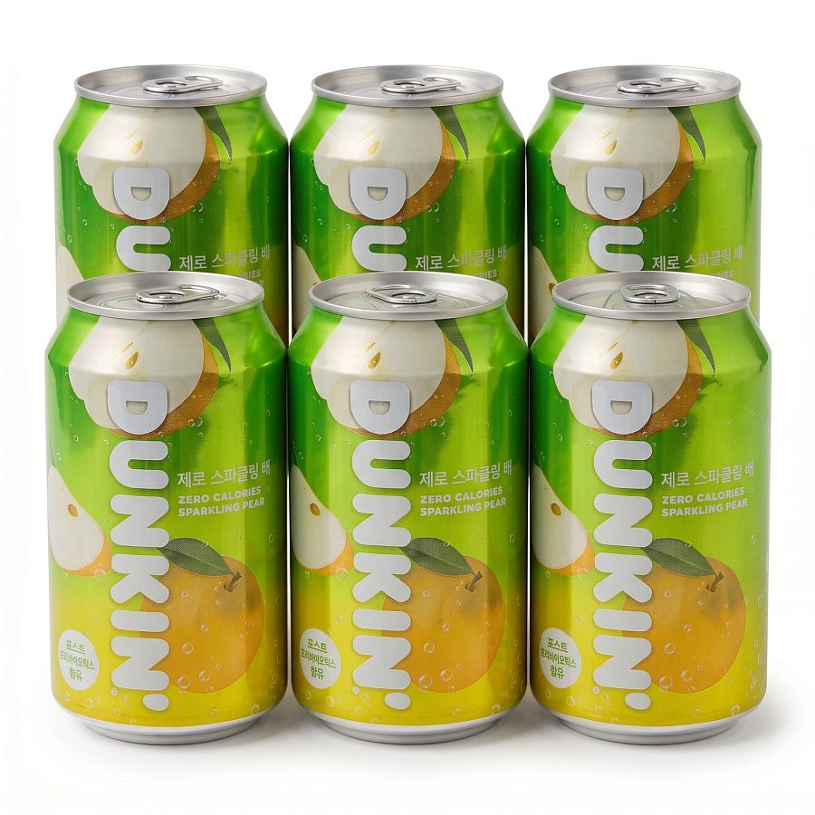 Imported Zero Sugar Sodas & Drinks 6 Pack | Dunkin' Pear - Specialty Snack by Fanta
