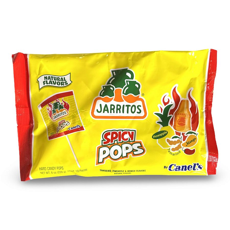 Jarritos SPICY Lollipops Mixed Bag Includes Tamarind, Mango, and Pineapple - Specialty Snack by Tribeca Curations