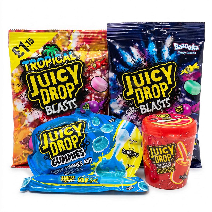 Juicy Drop UK Imported Candy | Juicy Drop UK Sampler - Specialty Snack by Juicy Drop