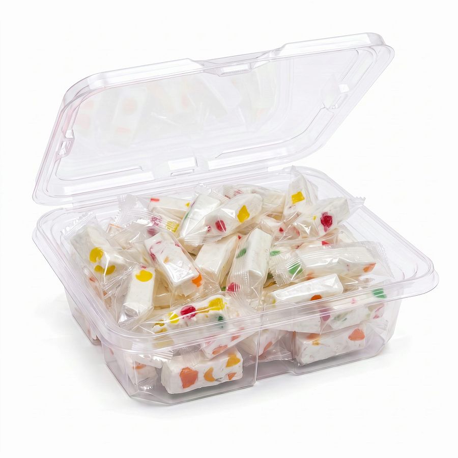 Jujube Nougats | Soft & Chewy Nostalgic Candy, 1 lb | Friut - Specialty Snack by Carlotta's Bakery