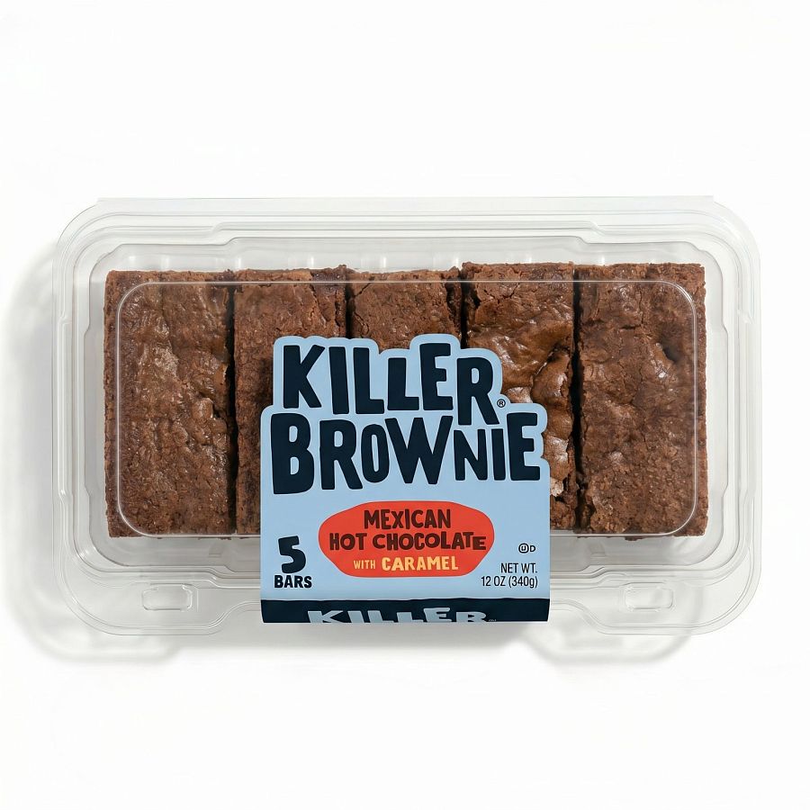Killer Brownie Gourmet Brownie Bars Tray | Mexican Hot Chocolate - Specialty Snack by Killer Brownie