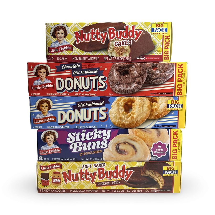 Little Debbie BIG PACKS Newest Cakes Variety Combo 5 Box Set | Multiple Flavor Sets - Specialty Snack by McKee Foods