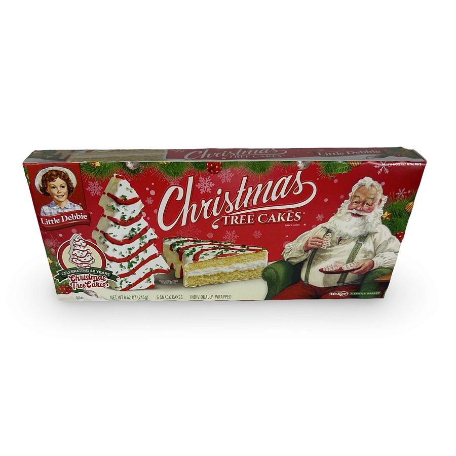Little Debbie Christmas Themed Snack Cakes Multipack Box | Flavor: Vanilla Christmas Trees, Regular Size - Specialty Snack by Little Debbie