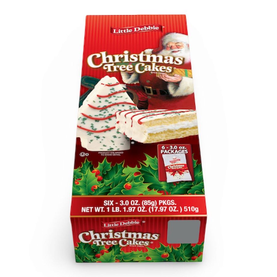 Little Debbie Christmas Themed Snack Cakes Multipack Box | Featuring Trees, Gingerbread Men, Brownies, Nutty Buddy & Cherry Cordial Bars - Specialty Snack by Little Debbie