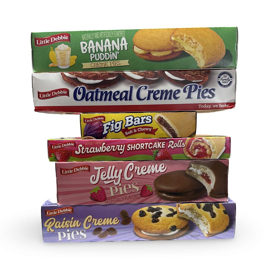Little Debbie Snack Cake Variety Combos – 6 Full Boxes Per Order | Fruits & Oats - Specialty Snack by McKee Foods