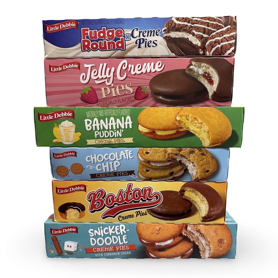 Little Debbie Snack Cake Variety Combos – 6 Full Boxes Per Order | Pies Combo - Specialty Snack by McKee Foods