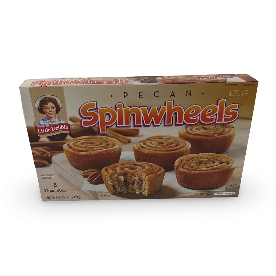 Little Debbie Snack Cakes Multipack Box | Pecan Spinwheels, Cinnamon Pastry Rolls - Specialty Snack by Little Debbie