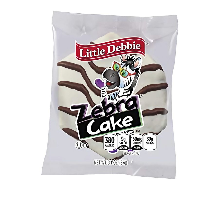 Little Debbie Zebra Cakes, Large 3.1 ounce, Individually Wrapped (Pack of 18) - Specialty Snack by Fieldstone Bakery
