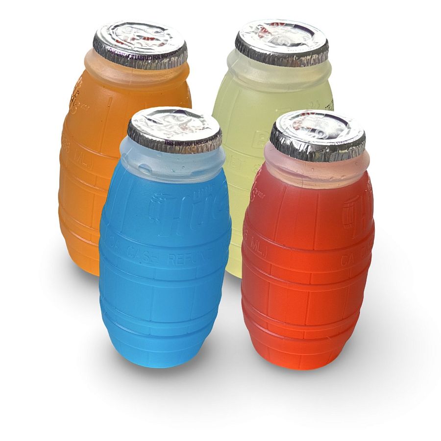 Little Hug Fruit Barrel Drinks, Tropical Flavors, 8 oz, 4 Pack - Specialty Snack by Little Hug