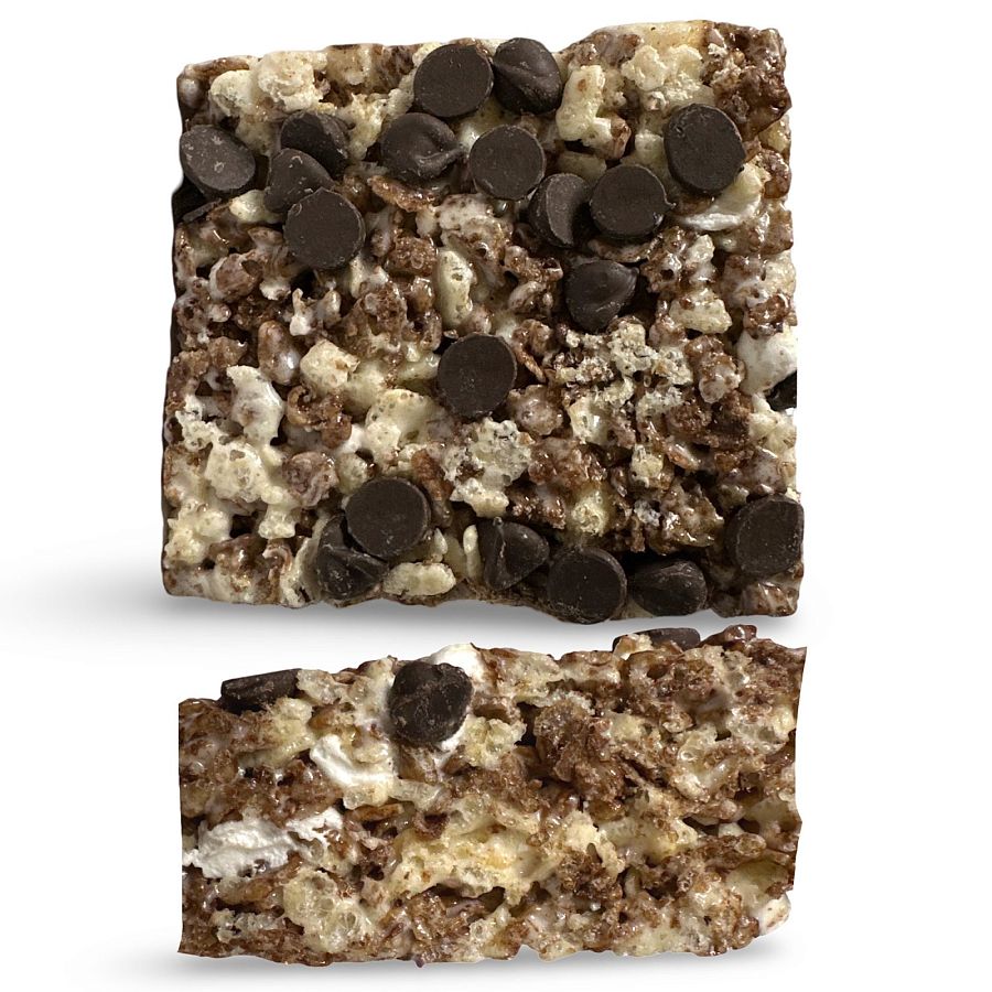 Marshmallow Crispy Treat Bars, Marshmallow Chocolate Bar | 6 Pack - Specialty Snack by Tribeca Curations