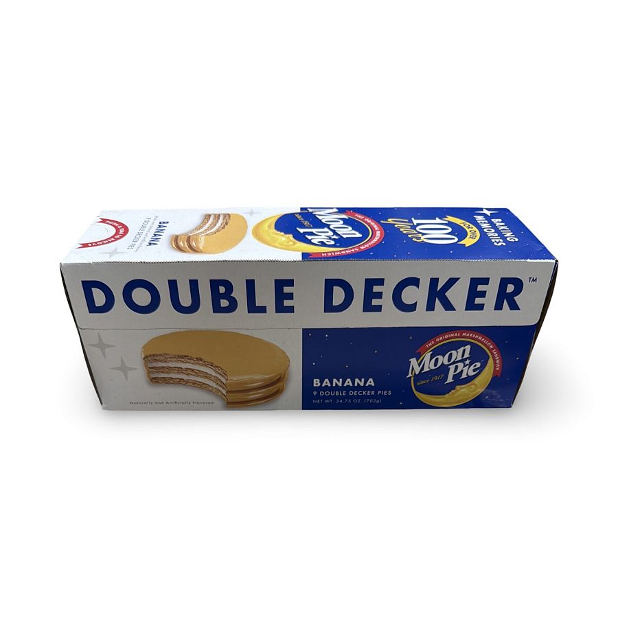 Moon Pie Double Decker Sandwich Cream Pies – 9 Pack | Banana - Specialty Snack by Chattanooga Bakery
