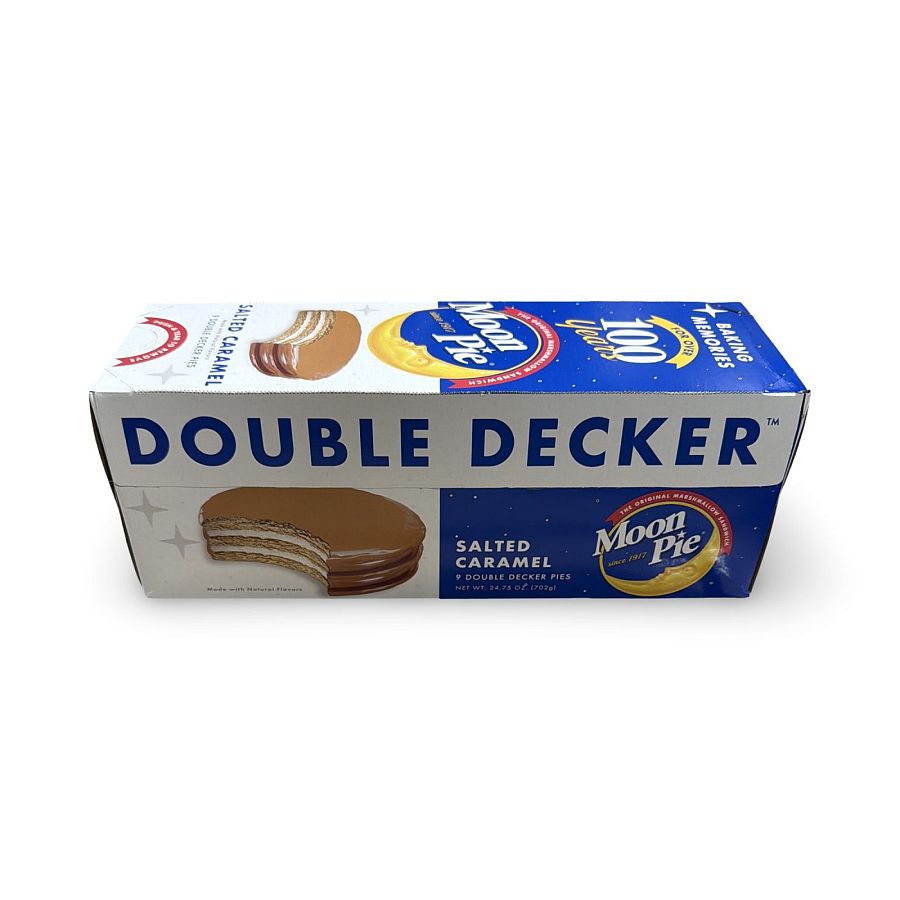 Moon Pie Double Decker Sandwich Cream Pies – 9 Pack | Salted Caramel - Specialty Snack by Chattanooga Bakery