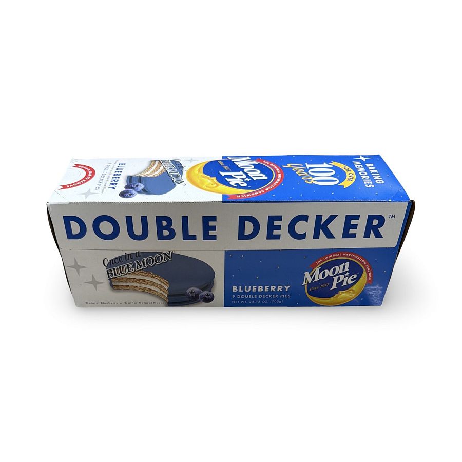 Moon Pie Double Decker Sandwich Cream Pies – 9 Pack | Blueberry - Specialty Snack by Chattanooga Bakery