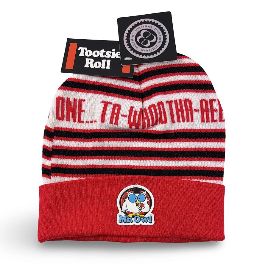 Nostalgic Candy-Themed Winter Hats – Officially Licensed Beanies | One Size Fits All | Tootsie Roll - Specialty Snack by Tootsie Roll