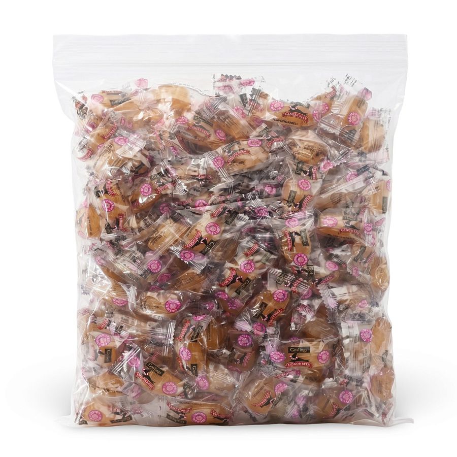 Nostalgic Hard Cylinder Candy Mix 2 lb Bags, Rose's | Ginger Barrels - Specialty Snack by Atkinson's