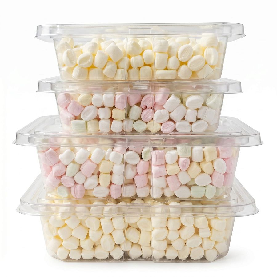 Nostalgic Meltaway Mint Candies, Choose Pastel Mint or Creamy Butter Mint | 8 oz or 2 lb Tub - Specialty Snack by TRIBECA CURATIONS