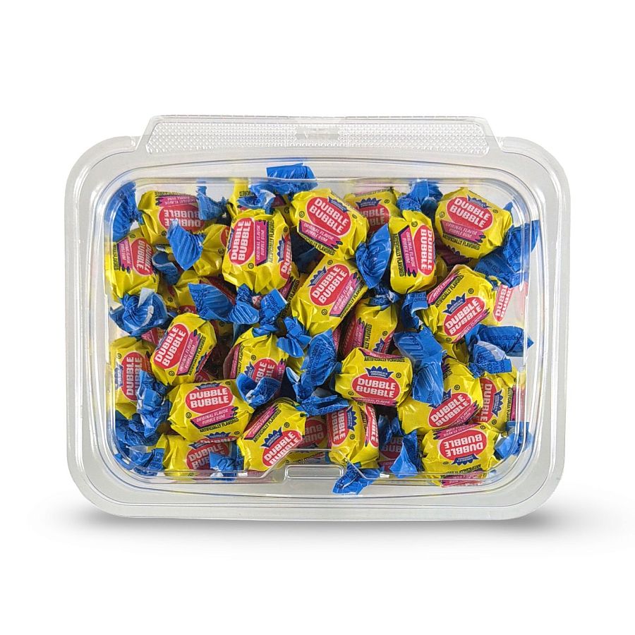 Nostalgic Wrapped Chewing Gum Candy – Tub | Dubble Bubble (12 Oz) - Specialty Snack by Dubble Bubble