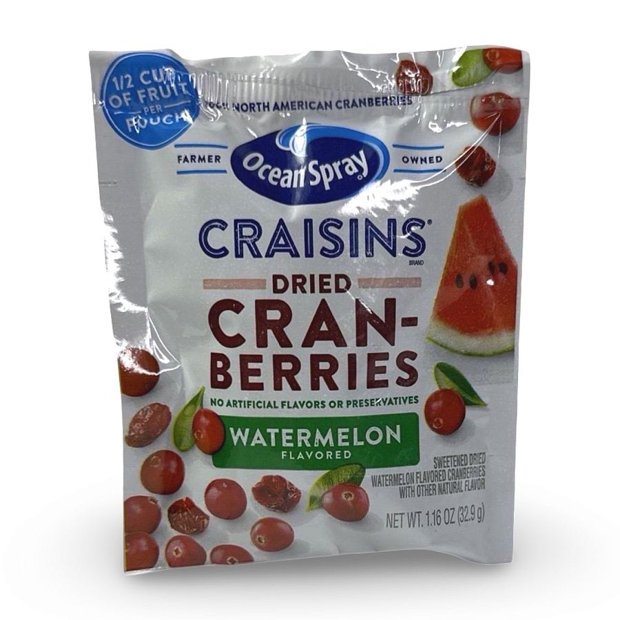 Ocean Spray Craisins Dried Cranberries Individual To-Go Packs – 20 Count | Choose Orange, Strawberry, Watermelon or Raspberry Lemonade - Specialty Snack by Ocean Spray