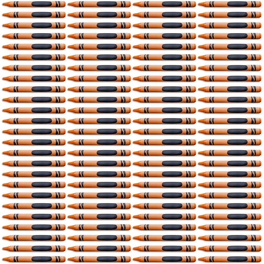 Orange Crayon Bulk Value Pack   | 100 Count - Specialty Snack by Tribeca Curations