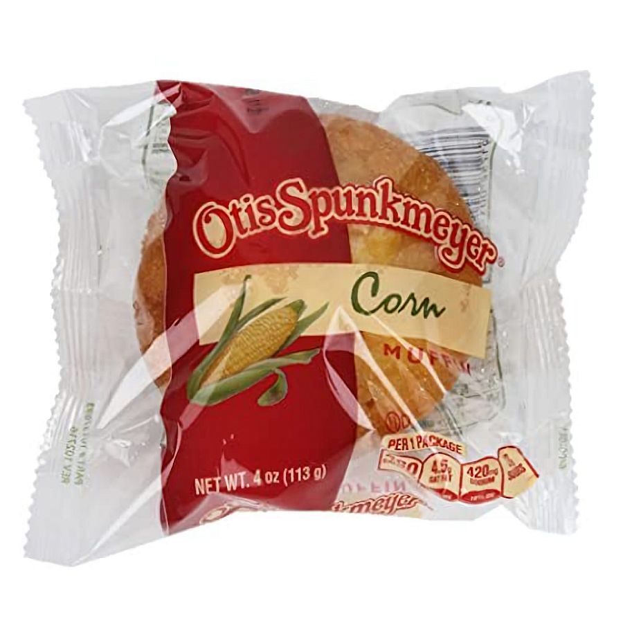 Otis Spunkmeyer Individually Wrapped Corn Muffins | 4 Oz, 12 Count - Specialty Snack by Otis Spunkmeyer