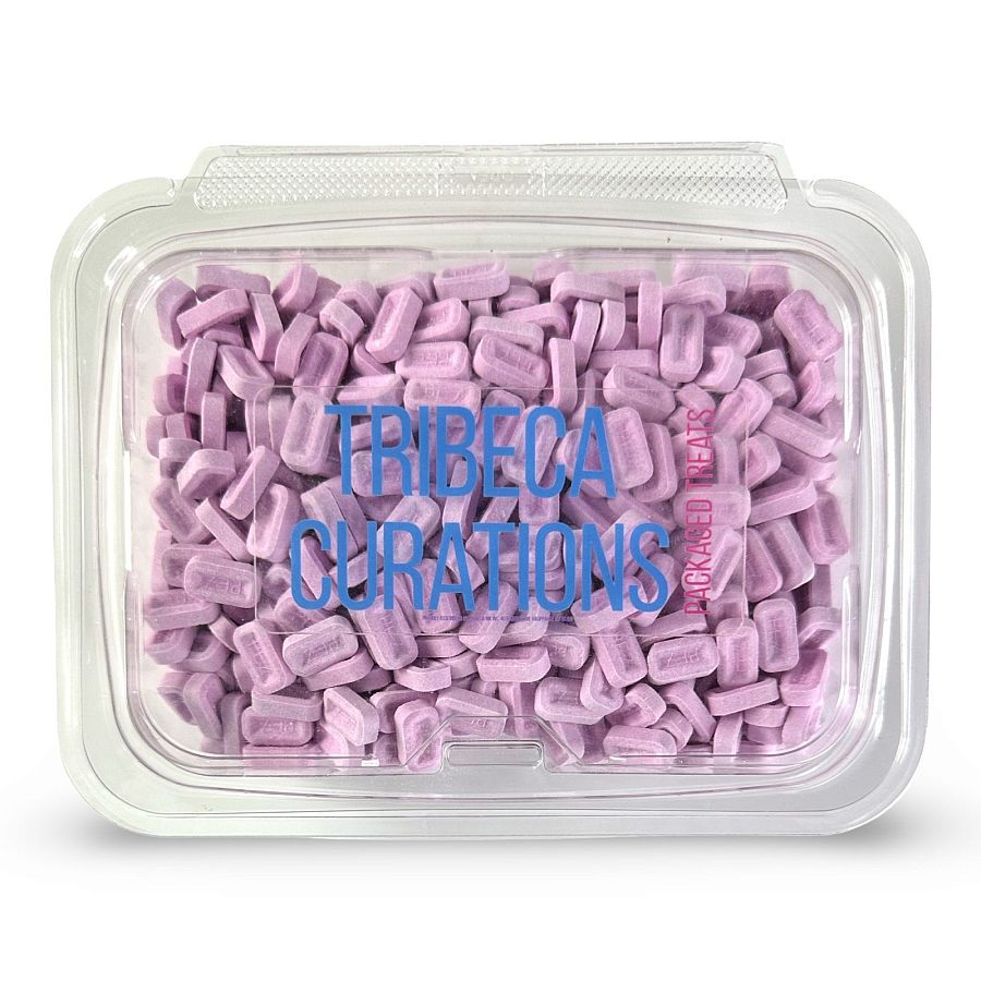 Pez Nostalgic Grape Candy Fruit Tablets Unwrapped, 1 Lb Tub - Specialty Snack by PEZ