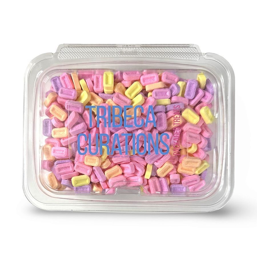 Pez Nostalgic Mixed Flavors Candy Fruit Tablets Unwrapped, 1 Lb Tub - Specialty Snack by PEZ