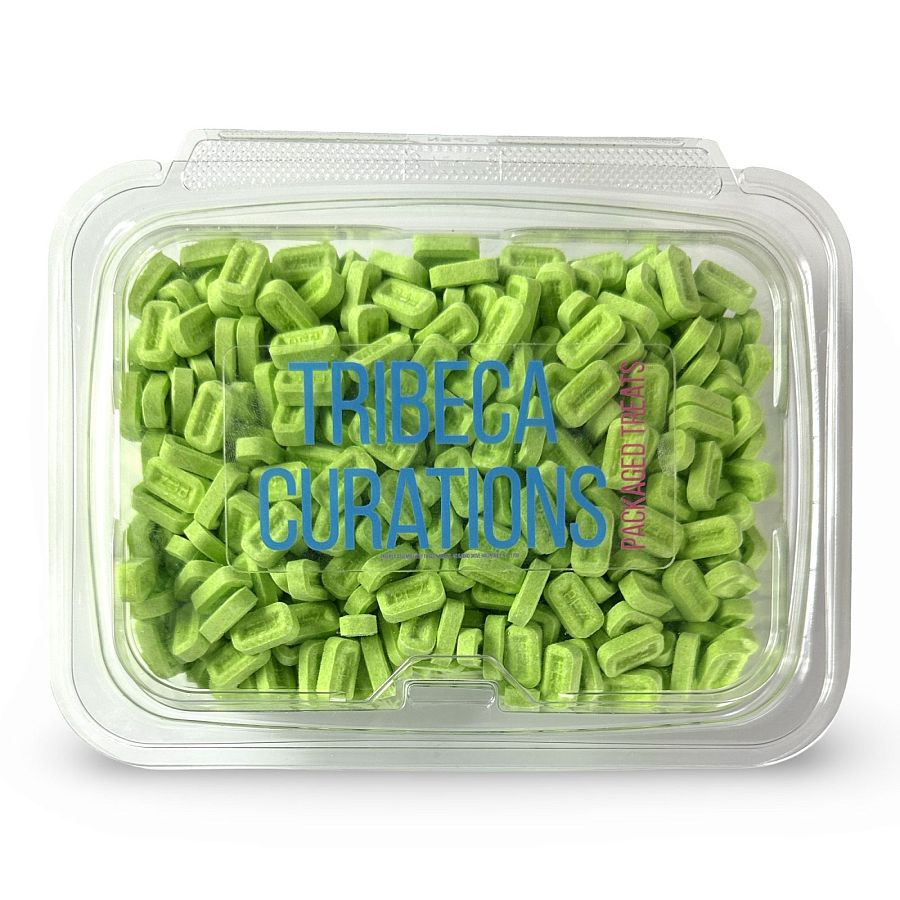 Pez Nostalgic Sour Apple Candy Fruit Tablets Unwrapped, 1 Lb Tub - Specialty Snack by PEZ