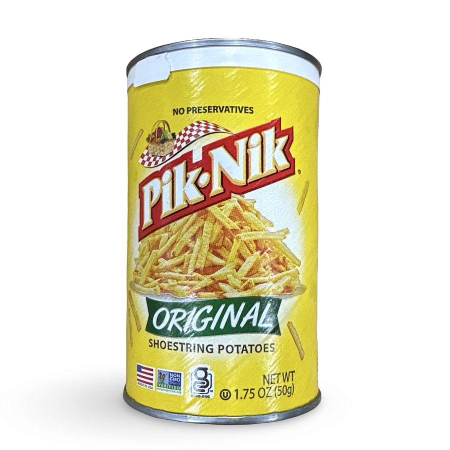 Pik Nik Nostalgic Shoestring Potato Sticks, Original, 10 Total - Specialty Snack by Pik-Nik