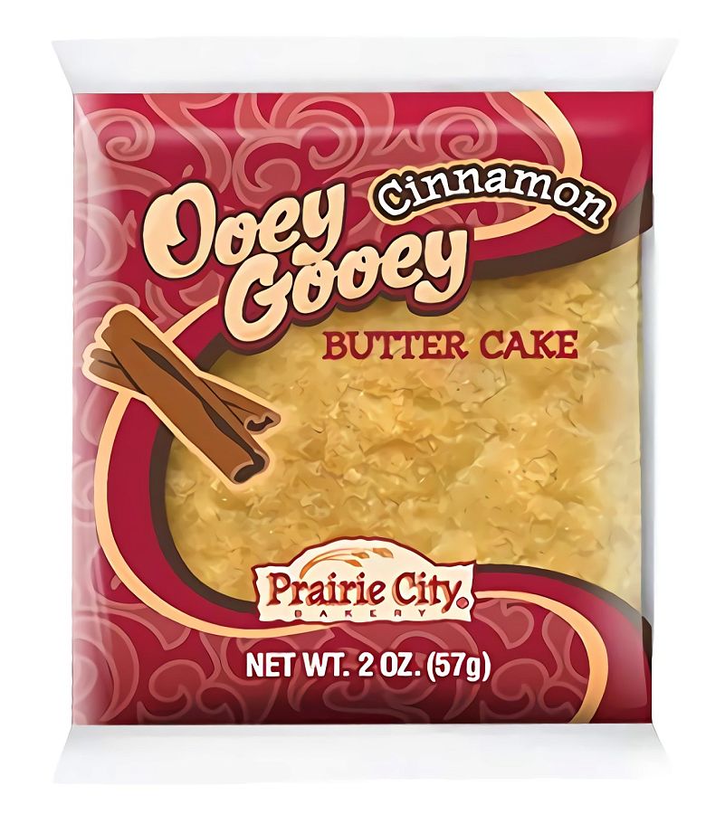 Prairie City Bakery Ooey Gooey Cinnamon Butter Cake | Pack of 10 - Specialty Snack by Prairie City Bakery
