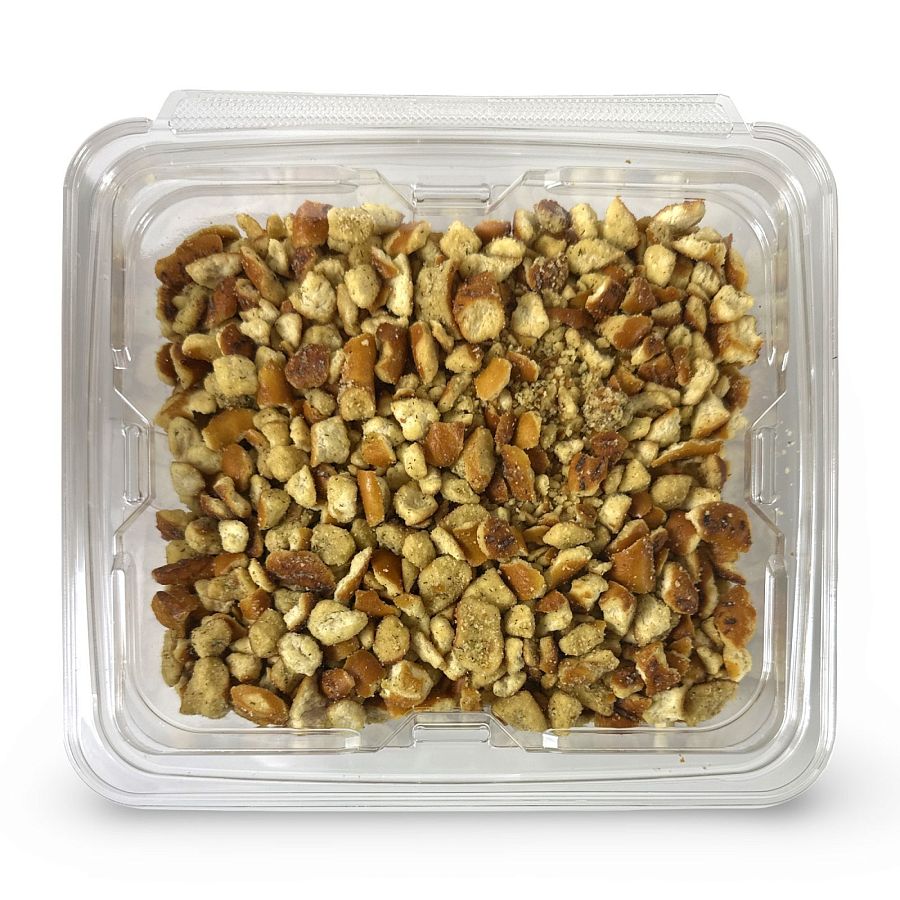 Pretzel Pieces, Handmade Limited Batch, Spicy Dill Pickle, 1.5 Lb Tub - Specialty Snack by Tribeca Curations